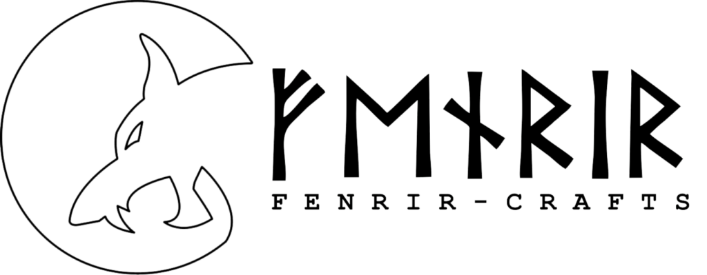 FENRIR Crafts Nyt logo Black liggende fritlagt